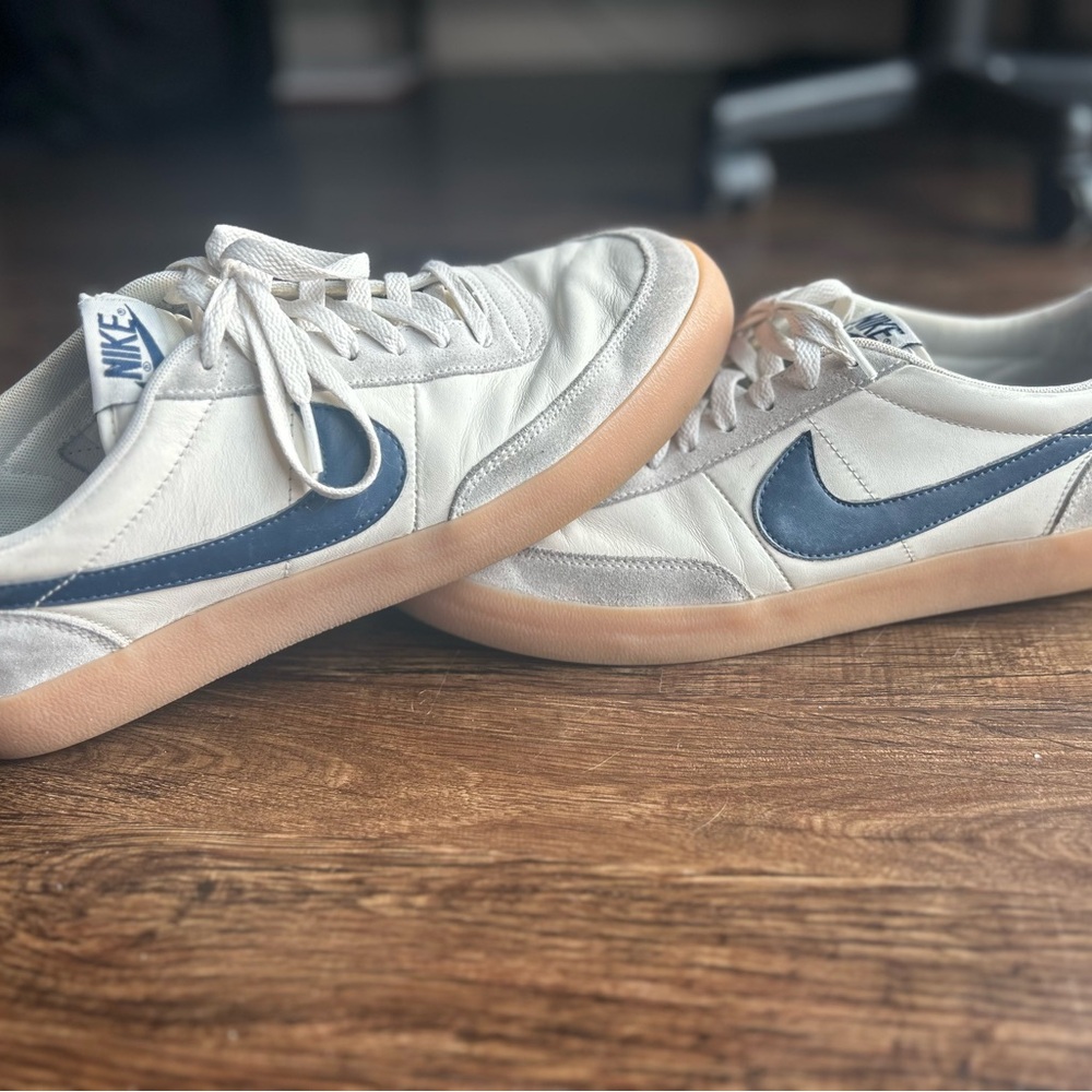Nike Cream and Navy Sneakers